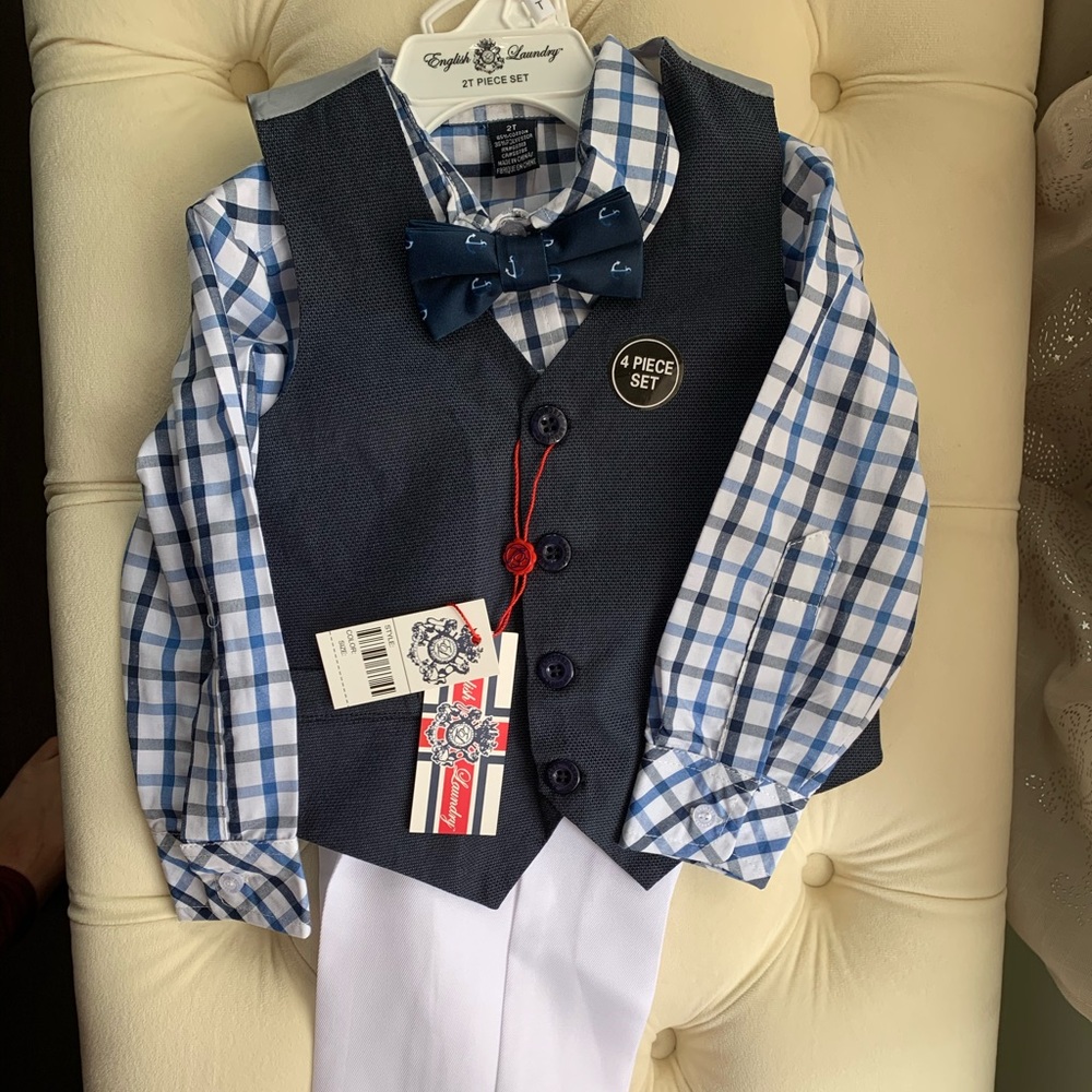 Boys English Laundry 4 piece suit